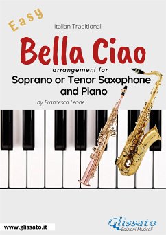 Cover Bella Ciao - Bb Soprano/Tenor Sax and Piano (fixed-layout eBook, ePUB)
