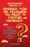 Should You Be Allowed to Pilot a Motor Vehicle? 5 Quizzes Including: What Is Your Ideal Hobby? Are You Too Competitive? Do You Have a Sense of Humour? What Is Your Spirit Animal? (Questionable Quizzes, #1) (eBook, ePUB)