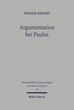 Argumentation bei Paulus gezeigt an Röm 9-11 (eBook, PDF) - Siegert, Folker