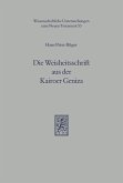 Die Weisheitsschrift aus der Kairoer Geniza (eBook, PDF)