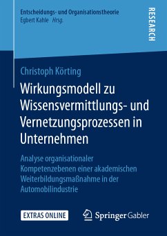 Wirkungsmodell zu Wissensvermittlungs- und Vernetzungsprozessen in Unternehmen (eBook, PDF) - Körting, Christoph