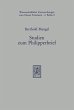 Studien zum Philipperbrief (eBook, PDF) - Bild 1