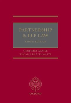 Partnership and LLP Law (eBook, ePUB) - Morse, Geoffrey; Braithwaite, Thomas