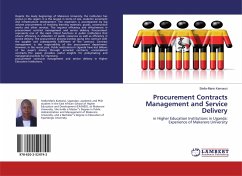 Procurement Contracts Management and Service Delivery