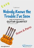 Nobody Knows the Trouble I've Seen - Easy Guitar Quartet (score & parts) (fixed-layout eBook, ePUB)