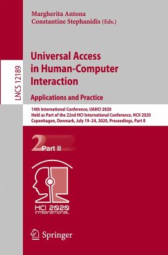 Universal Access in Human-Computer Interaction. Applications and Practice