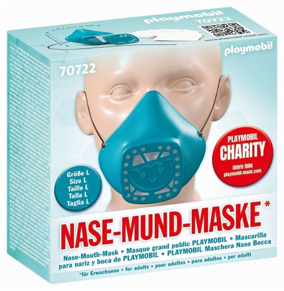 PLAYMOBIL® 70722 Nase-Mund-Maske, Größe L, Farbe türkis (wiederverwendbar)  - Portofrei bei bücher.de