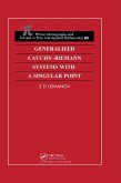 Generalized Cauchy-Riemann Systems with a Singular Point (eBook, ePUB)