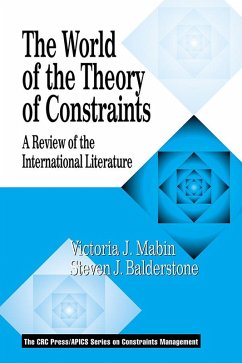 The World of the Theory of Constraints (eBook, PDF) - Mabin, Victoria J; Balderstone, Steven J