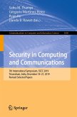 Security in Computing and Communications (eBook, PDF)