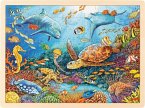 Goki 57432 - Einlegepuzzle Great Barrier Reef