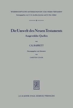 Cover Die Umwelt des Neuen Testaments (eBook, PDF)