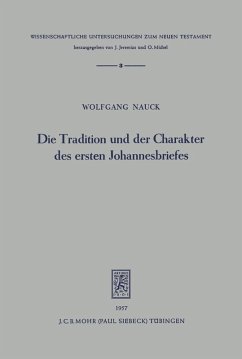 Cover Die Tradition und der Charakter des ersten Johannesbriefes (eBook, PDF)