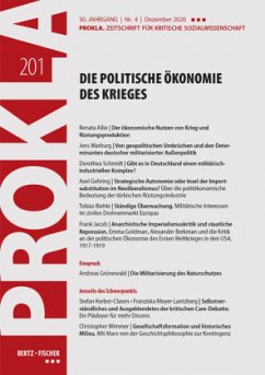 Die politische Ökonomie des Krieges / Prokla 201 - Prokla 201