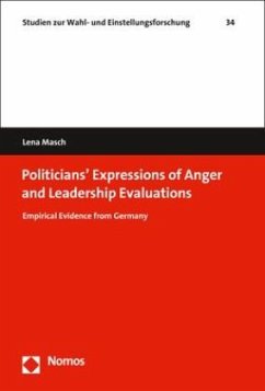 Politicians' Expressions of Anger and Leadership Evaluations - Masch, Lena
