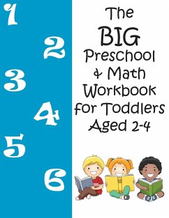 The BIG Preschool & Math Workbook for Toddlers Aged 2-4 - Books, Boulevard