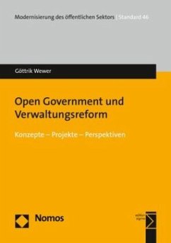Open Government und Verwaltungsreform - Wewer, Göttrik
