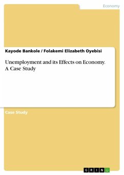 Unemployment and its Effects on Economy. A Case Study