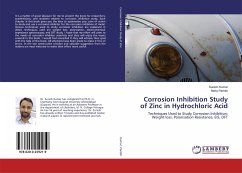 Corrosion Inhibition Study of Zinc in Hydrochloric Acid