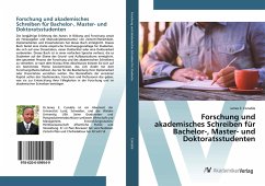 Forschung und akademisches Schreiben für Bachelor-, Master- und Doktoratsstudenten - Conable, James E.