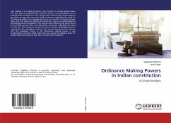 Ordinance Making Powers in Indian constitution - Sharma, Vijaylaxmi;Yadav, Amit