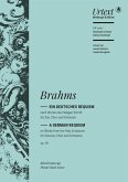 Ein deutsches Requiem op. 45 (Urtext der neuen Brahms-Gesamtausgabe; Klavierauszug vom Komponisten)