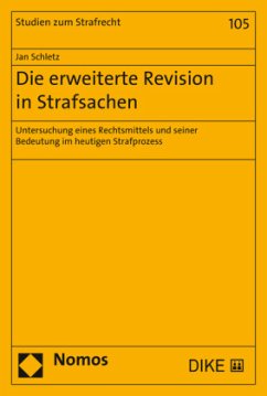 Cover Die erweiterte Revision in Strafsachen