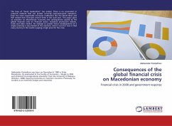 Consequences of the global financial crisis on Macedonian economy - Kostadinov, Aleksandar