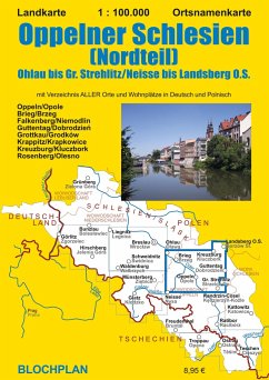 Landkarte Oppelner Schlesien (Nordteil) - Bloch, Dirk