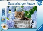 Ravensburger Kinderpuzzle - 12894 Kleine Katze - Tier-Puzzle für Kinder ab 9 Jahren, mit 300 Teilen im XXL-Format