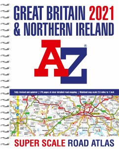2021 Great Britain & Northern Ireland A-Z Super Scale Road Atlas - Geographers' A-Z Map Co Ltd