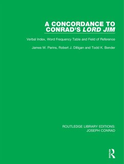A Concordance to Conrad's Lord Jim (eBook, PDF) - Parins, James W.; Dilligan, Robert J.; Bender, Todd K.