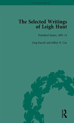 The Selected Writings of Leigh Hunt Vol 1 (eBook, PDF) - Morrison, Robert; Eberle-Sinatra, Michael
