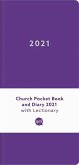 Church Pocket Book and Diary 2021 Purple