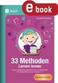 33 Methoden Lernen lernen (eBook, PDF)