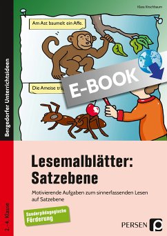 Lesemalblätter: Satzebene (eBook, PDF) - Kirschbaum, Klara