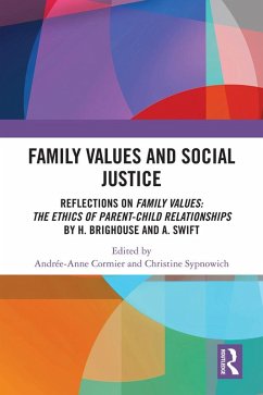 Family Values and Social Justice (eBook, ePUB)