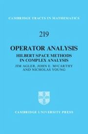 Operator Analysis - Agler, Jim; McCarthy, John Edward; Young, Nicholas John