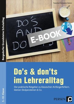 Do's & don'ts im Lehreralltag (eBook, PDF) - Krumwiede-Steiner, Franziska