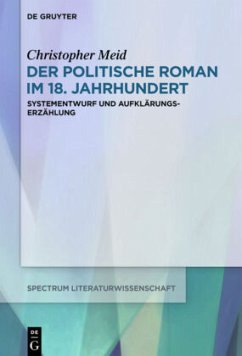 Cover Der politische Roman im 18. Jahrhundert