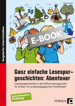 Ganz einfache Lesespurgeschichten: Abenteuer (eBook, PDF) - Rosendahl, Julia