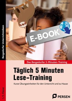 Täglich 5 Minuten Lese-Training - 1./2. Klasse (eBook, PDF) - Kirschbaum, Klara