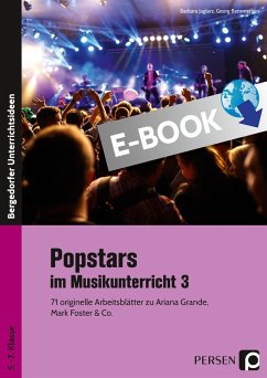 Popstars im Musikunterricht 3 (eBook, PDF) - Jaglarz, Barbara; Bemmerlein, Georg