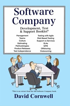 Software Company: Development, Test & Support Booklet (eBook, ePUB) - Cornwell, David