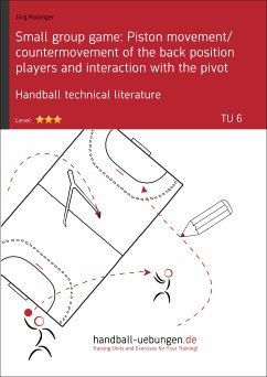 Small group game: Piston movement/countermovement of the back position players and interaction with the pivot (TU 6) (eBook, PDF) - Madinger, Jörg