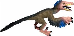 Bullyland 61312 - Mini Dinosaurier Velociraptor, Mini Spielfigur, 4,5 cm