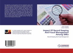 Impact Of Record Keeping And Fraud Management Among SMEs