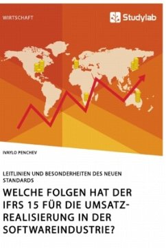 Welche Folgen hat der IFRS 15 für die Umsatzrealisierung in der Softwareindustrie? Leitlinien und Besonderheiten des neuen Standards - Penchev, Ivaylo