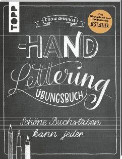 Handlettering. Die Kunst der schönen Buchstaben. Übungsbuch - Frau Annika