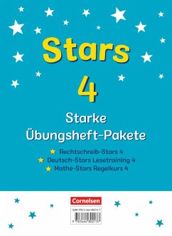 STARS - starke Übungshefte - 4. Schuljahr - 3 Übungshefte im Paket mit Lösungen